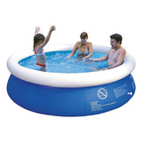 Piscina Inflável Redonda Elp01001 1000l Azul Caixa Verão