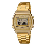 Reloj Casio Retro Dorado B640wgg 100% Original