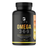 Omega 3 6 9, De 180 Cápsulas. B Life