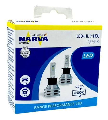 Bombillos Luces Led X2 H3 Narva Ventilador