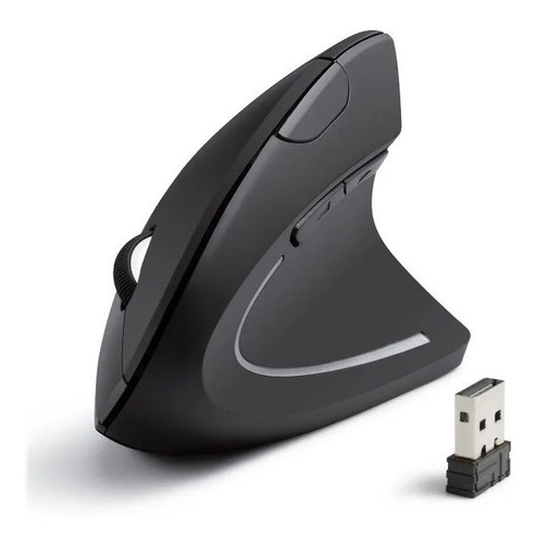 Mouse Vertical Inalámbrico Ortopédico Receptor Usb