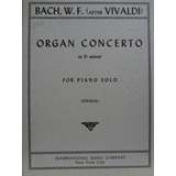 Partitura Piano Organ Concerto In D Minor Bach W. F. 