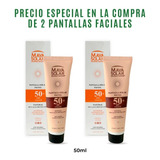 Bloqueador Solar Facial Fps50 (pantalla Mineral) 2 Piezas