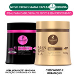 Kit Máscaras Da Haskell Cavalo Forte Hidra Mandioca 500g