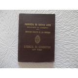 4336- Carnet Usado Licencia Conduc. Avellaneda  Bs. As1976