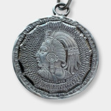 #010 Antiguo Medallon Mejicano Calado Plata 900