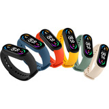 Reloj Smart Band Sumergible Malla Silicona Varios Colores. 