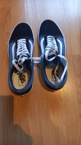 Zapatillas Vans Old Skool Navy Como Nuevas