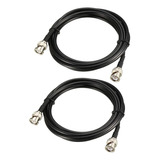 Cable Coaxial Rg58 Con Conectores Bnc Macho A Bnc Macho, 50