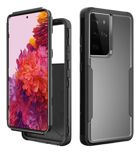 Funda Para Samsung Uso Rudo Extremo Con Marco Frontal Case