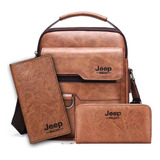 Jeep Hombre Bolso De Piel Bolso Bandolera