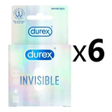 Durex Invisible Pack 18 Condones Preservativos Transparentes