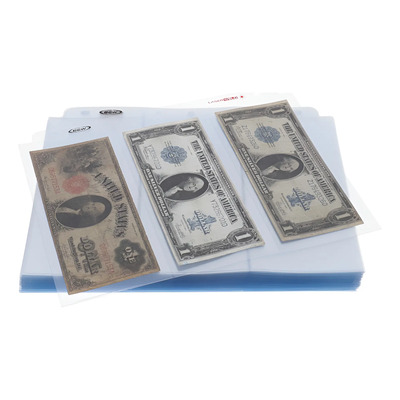 10 Micas Para 3 Billetes Grandes Bcw Laser Para Carpeta | MercadoLibre