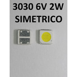 X 100 Un. Led Backlight Modelo 3030 6v Simetrico Led28