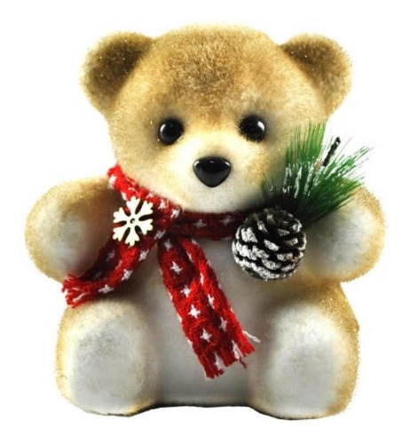 Enfeite Urso Natal Decoração Árvore Natalina 