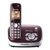 Telefone Panasonic  Kx-tg6572r Sem Fio - Cor Vinho