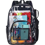 Transparent Pvc School Backpack For Women And Men Aa