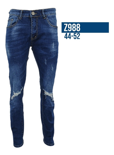 Pantalon Jeans De Hombre Slim Elasticado Jack Horse Z988