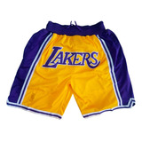 Short Nba La Lakers Amarrillo