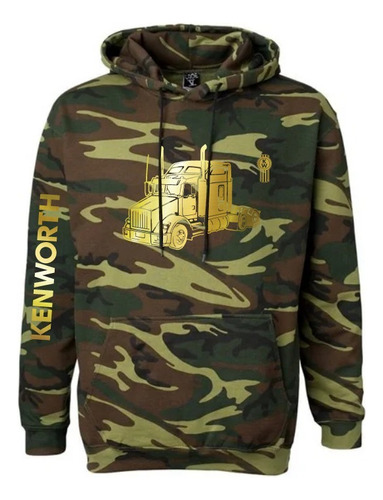 Sudadera Mod Trailero Kenworth T800 Estampado Metálico