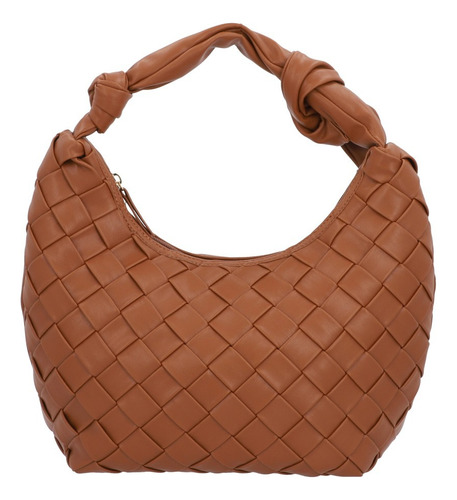 Bolso Camel Texturizado 863-14 Color Marrón