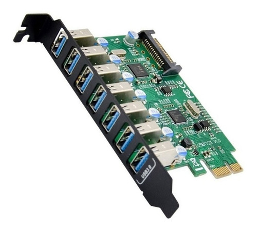 Placa Pci Express A 4 Puertos Usb 3.0 Pci-e A Usb3.0 Gtia I2