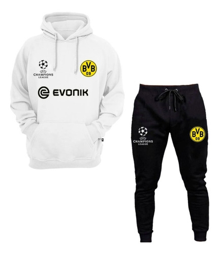 Conjunto Bundesliga Borussia Dortmund Canguru Flanelado