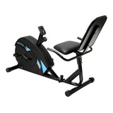 Bicicleta Ergométrica Dream Fitness Crosslife Hvn Hvn H1 Horizontal Cor Preto E Azul