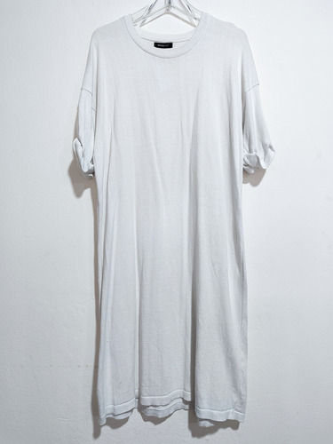 Vestido Largo Mokaknit De Hilo Color Blanco Impecable