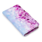 Capa Para Celular Carteira Estampada Floral Para Samsung