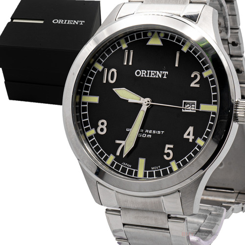 Relógio Orient Masculino Original Social Prata Garantia Nf 
