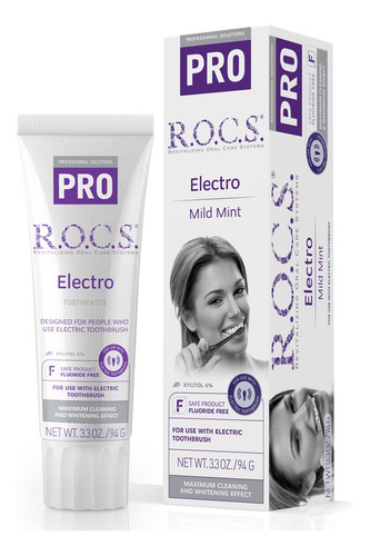 R.o.c.s. Pro Pasta De Dientes - Cuidado Bucal Sin Fluor Para