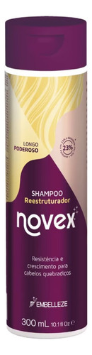Shampoo Reconstrucao Liberado Longo Poderoso Novex 300ml