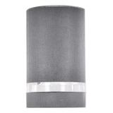 Aplique Unidireccional Exterior Oval Gris Aluminio Gu10