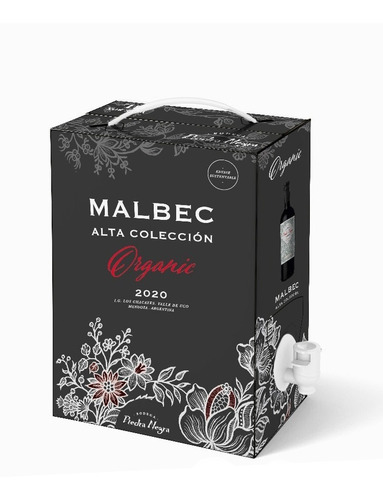 Piedra Negra Bag In Box Malbec Organico-oferta Celler