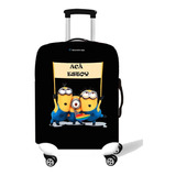 Fundas Para Valijas Mira Como Viajo Caricatura Minions