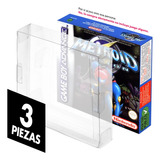 Pack X3 Caja Protectora Pet Para Game Boy Gba Gbc Juegos Cib