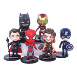Muñecos Y Figuras De Acción Figuras Avengers 6pcs