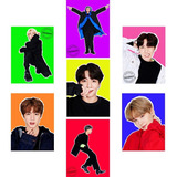 Bts 7 Posters Envio Gratis Kpop V Jungkook Jimin Suga Set T