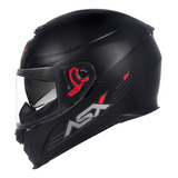 Capacete Asx Eagle Sv Solid Preto Fosco Masculino/feminino