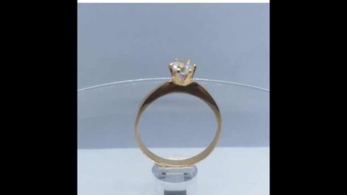 Anillo Solitario 18 K