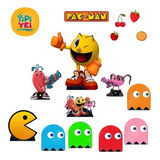 Fiesta Pacman Set Figuras De Coroplast 