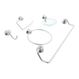 Juego Set De Accesorios 5 Piezas Baño Cromado Ramos Mejia