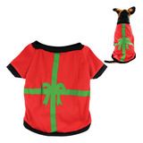 Roupa Pet Natal Presente Vermelho Roupa Caes Gatos Fantasia