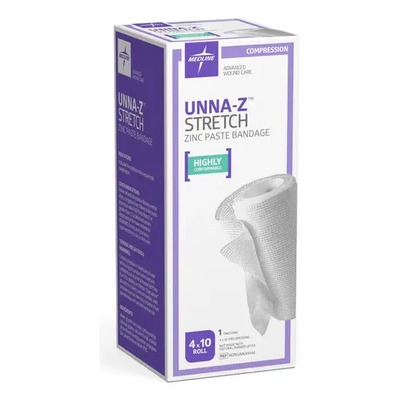 Venda de Óxido de Zinc Medline Unna-Z para Úlceras, Pack de 12 Unidades | Meses sin interés