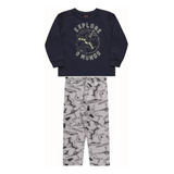 Conjunto Infantil Moletom Blusa E Calça Meninos Bee Loop