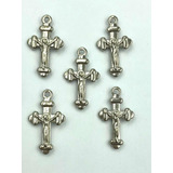 200 Mini Crucifixos 1,9 Cm P/montagem Dezeninhas E Pulseiras