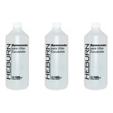 Kit 3 Removedores De Esmaltes Semipermanentes Heburn 1 Litro