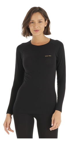 Primera Capa Mujer Puma Austral Top Negro Haka Honu