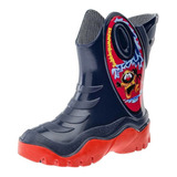 Botas Impermeables Niño Bubble Gummers Marino Rojo 006-562